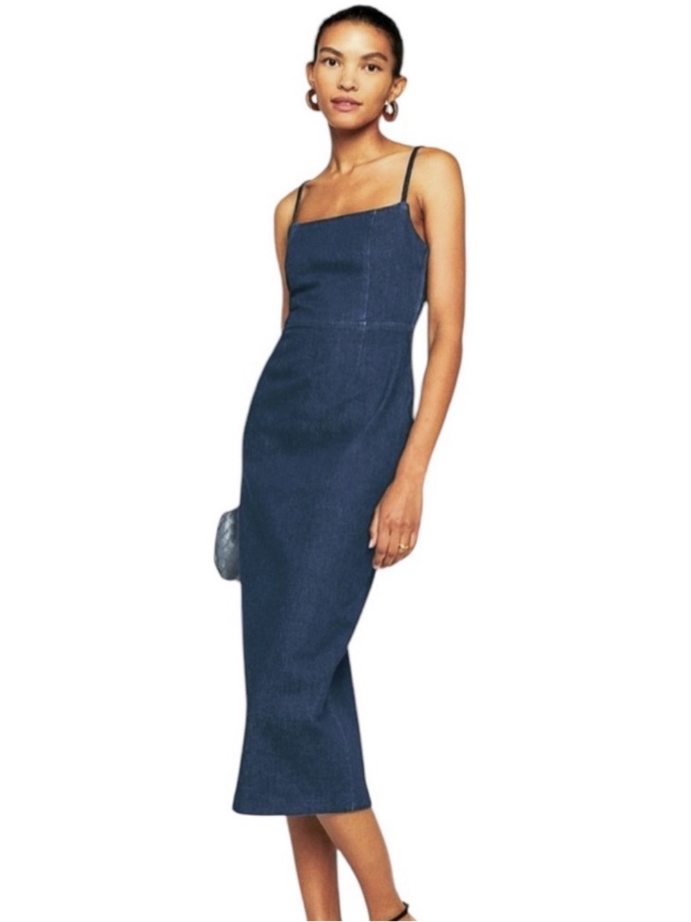 Jason Wu Denim Pencil Midi Dress